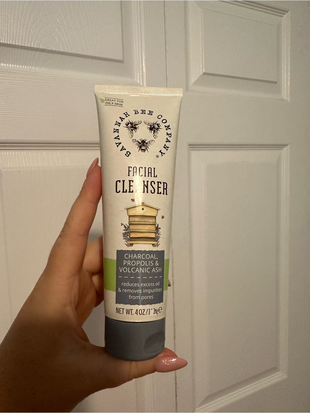 Savannah Bee Company Facial Cleanser - Charcoal, Propolis & Volcanic Ash
